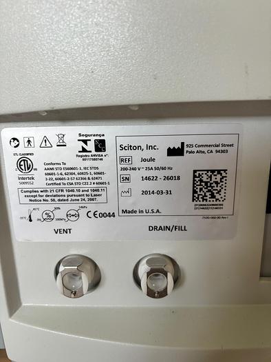 Used Sciton Joule 7 w/ Halo, BBL Hero, 1064 ClearV,ClearSilk,2940 MLP,Profactional XC