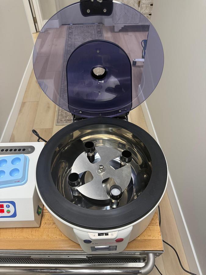 Used DR PRP CM-8 Centrifuge w/ DR PRP Heating Block Incubator ~ Warranty ~