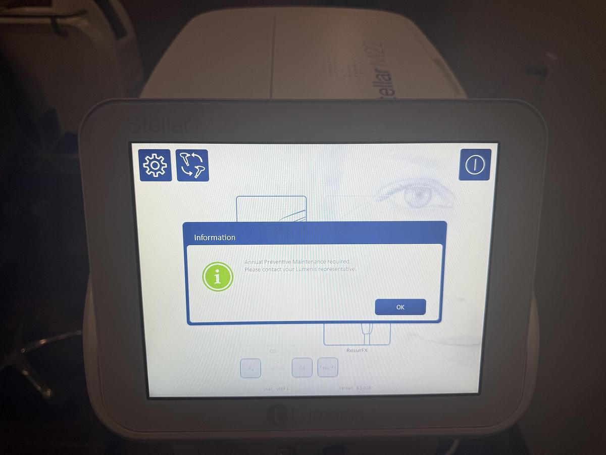 Used 2021 Lumenis Lumenis Stellar M22 w/ IPL & ResurFX ~ Low use ~ All IPL Filter's ~ Warranty ~
