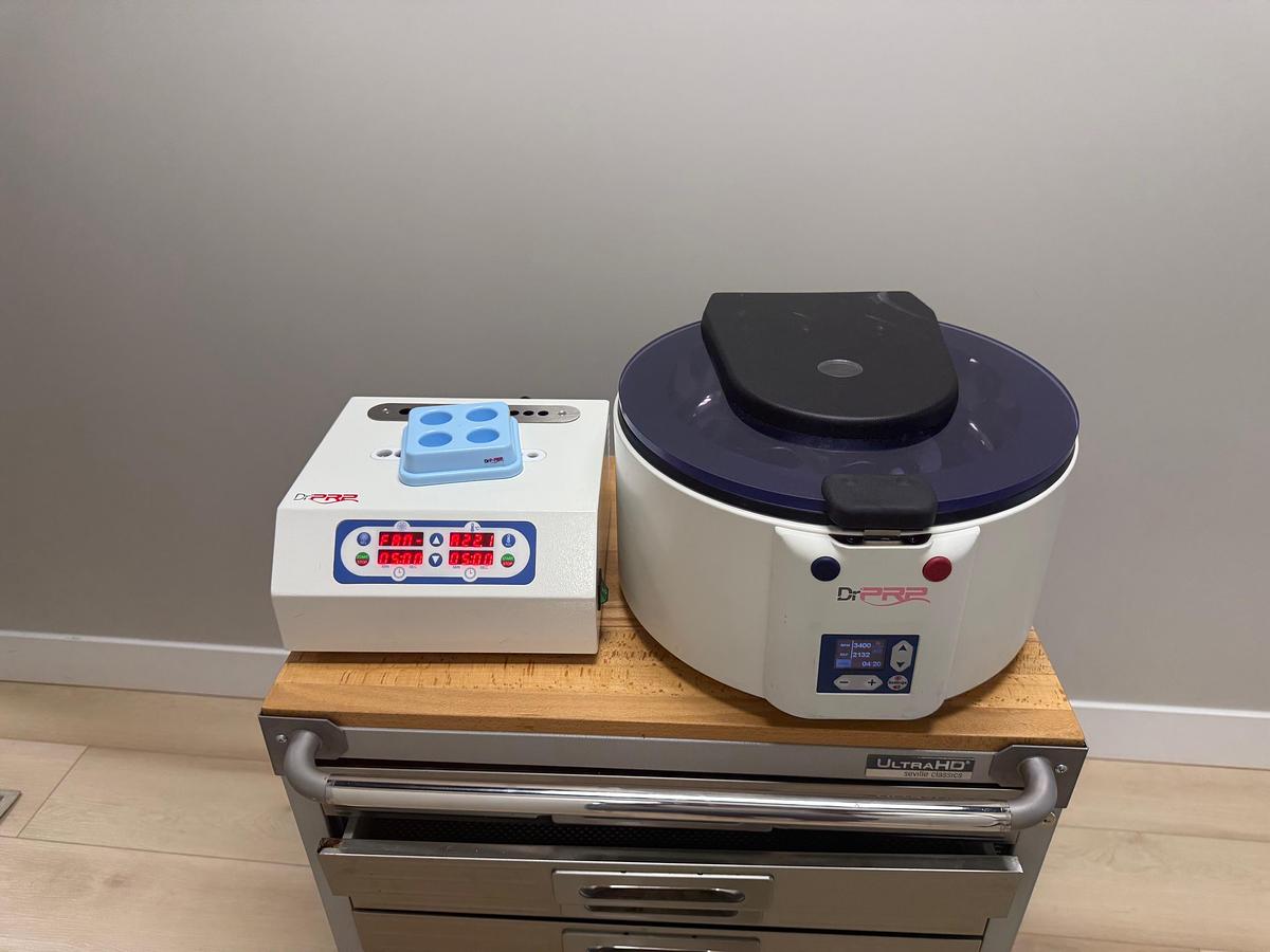 Used DR PRP CM-8 Centrifuge w/ DR PRP Heating Block Incubator ~ Warranty ~