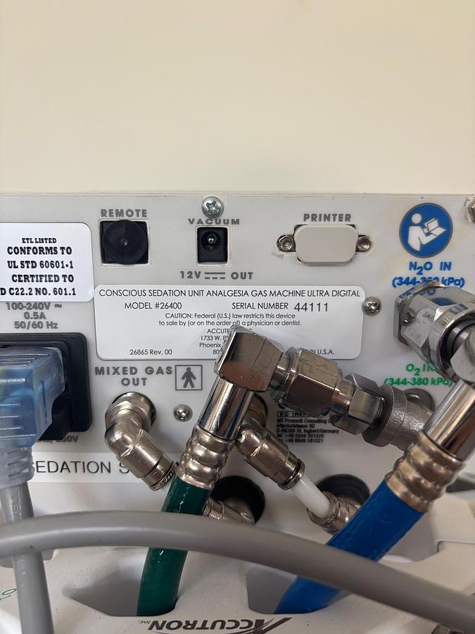 Used Accutron Digital Ultra Gas Machine Model#26400 ~ Warranty ~