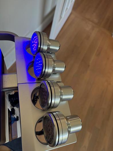 Used Edge Systems Hydrafacial MD ~ Black Handpiece ~ 2 Red 2 Blue LED ~ Warranty ~