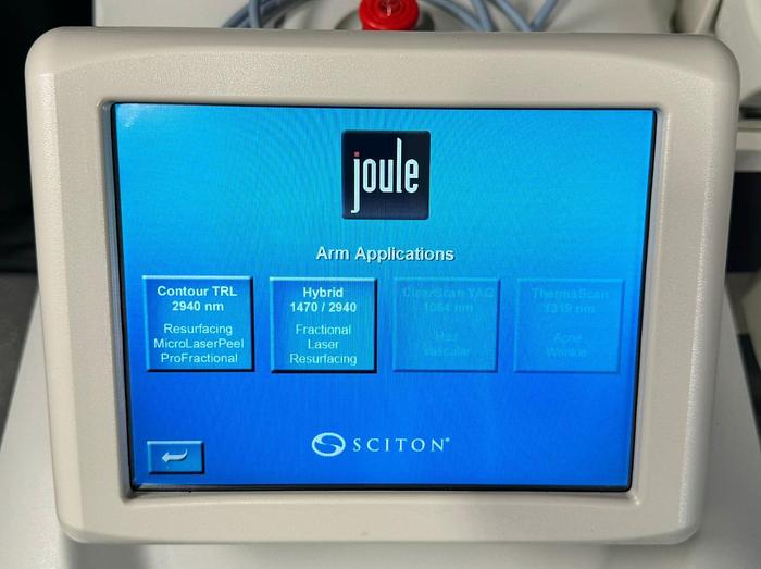 Used 2018 Sciton Joule 7 w/ Halo, BBL w/ ST II, 2940 MLP, Profactional XC