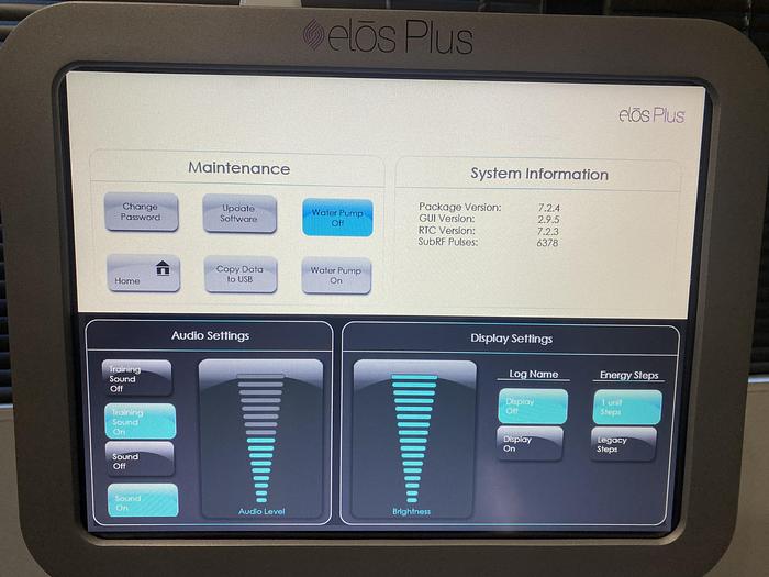 Used 2018 Syneron  / Candela Elos + w/ 4 hand Pieces: Sublime, Sub RF, SRA Mini, SRA Plus