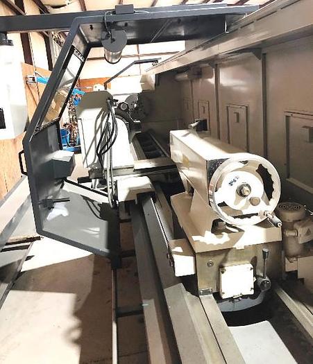Used 2002 HWACHEON MEGA 95 2-AXIS CNC FLAT BED LATHE