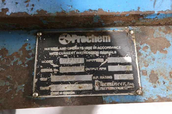 Used PROCHEM 60PB1S Side Mount Agitator #44043