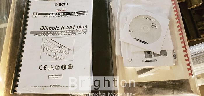 Used 2007 SCM Olimpic K201 Plus Edgebander