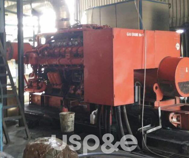 Used 1 MW 2008 Used Waukesha 16V150L TD Natural Gas Generator Sets