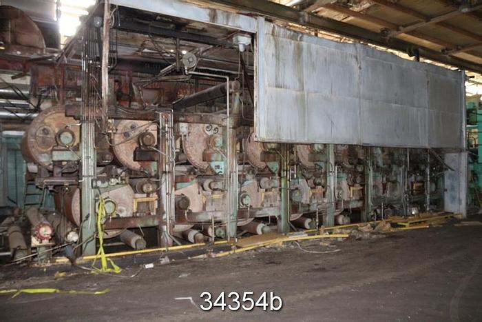 Used Black Clawson 16 Cans Dryer Section #34354