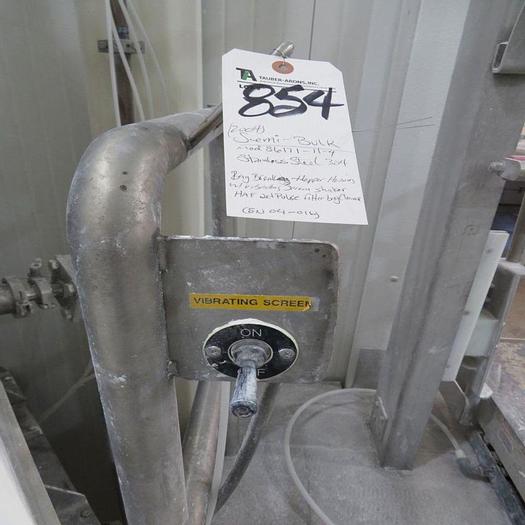 Used Unloader, Bag, Bag Break Station, S/st, Sanitary, Dust Coll, #S743303