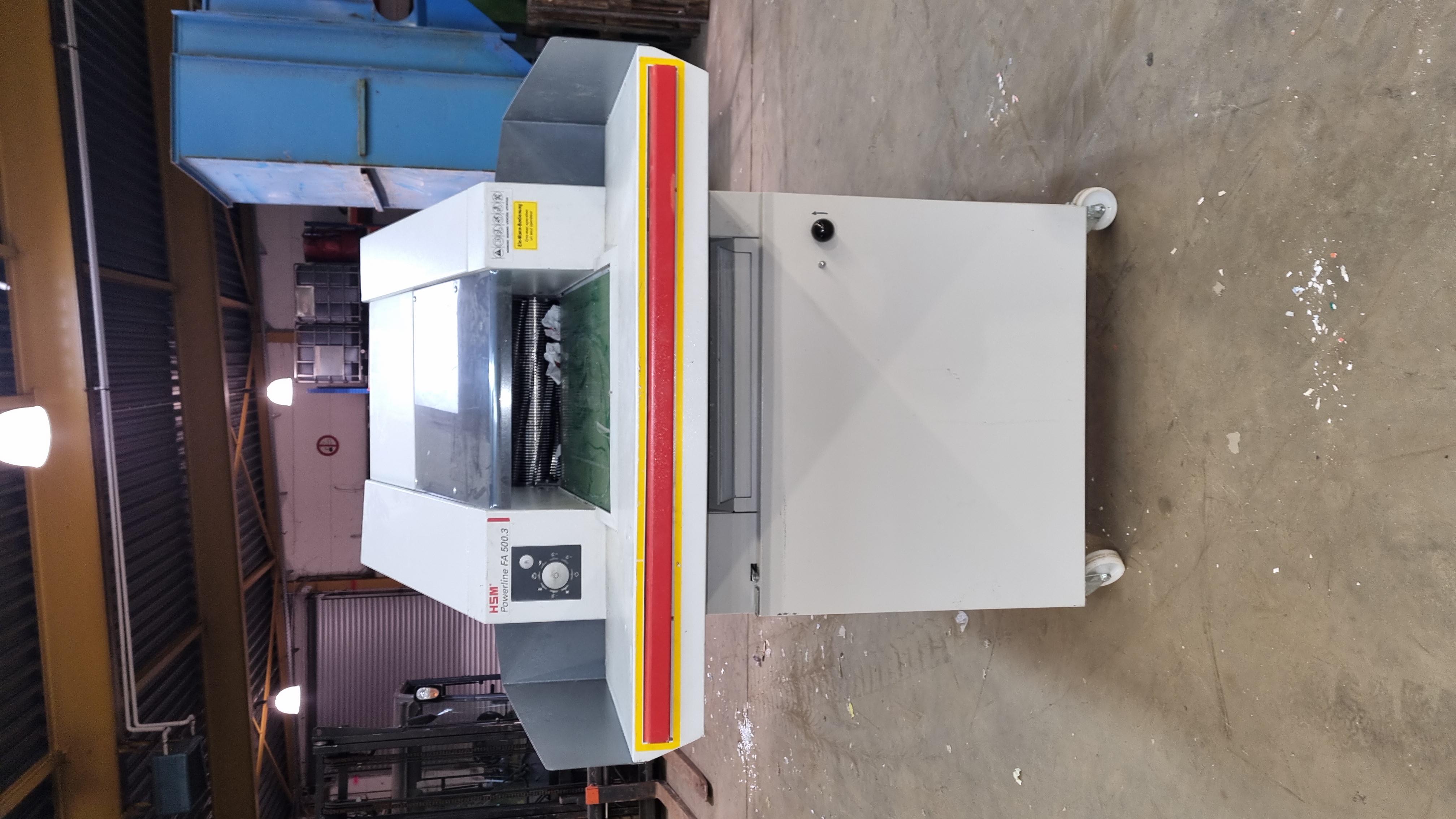 Used Aktenvernichter HSM Powerline FA 500.3, für Großmengen