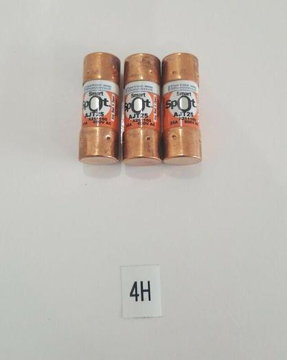 *NEW LOT OF 3* FERRAZ SHAWMUT AJT25 FUSE, 25A TIME DELAY + FAST SHIPPING!