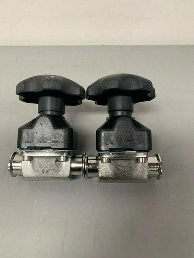 Used Alfa Laval Stainless Steel Diaphragm Valve w/ 2" Sanitary Fittings