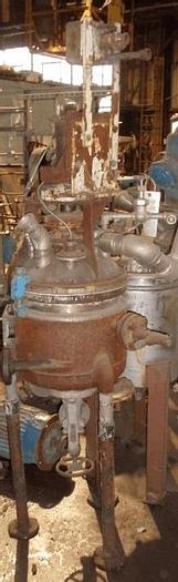 Used 10 GALLON PFAUDLER REACTOR – S/S – 100/100 PSI