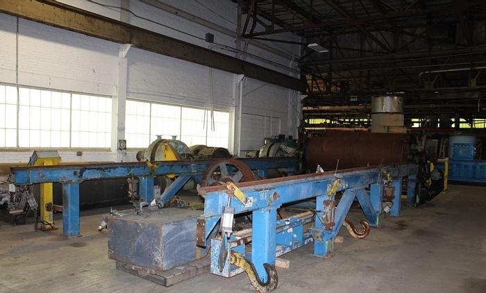 Used 110" BLACK CLAWSON AUTO-FLYTE TRACK REEL