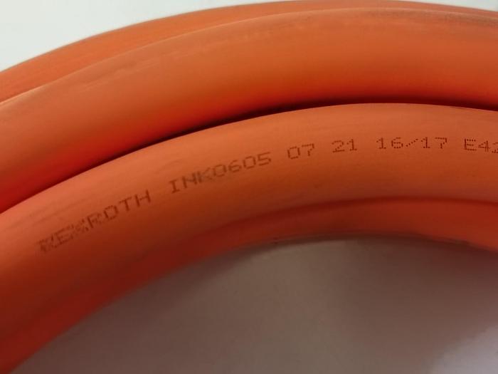 Servomotorleitung, Kabel, mit Leistungssteckdose, INK 0605 07, 10m, Rexroth, neu