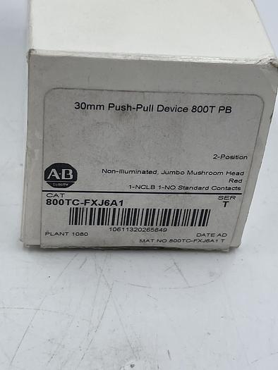 Allen Bradley 800TC-FXJ6A1 Ser T 