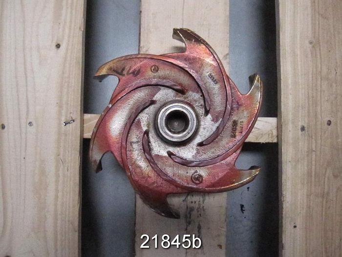 Used Goulds 3196 Impeller, 9.5", 6-Vane (For 4x6x10 Pump) #21845
