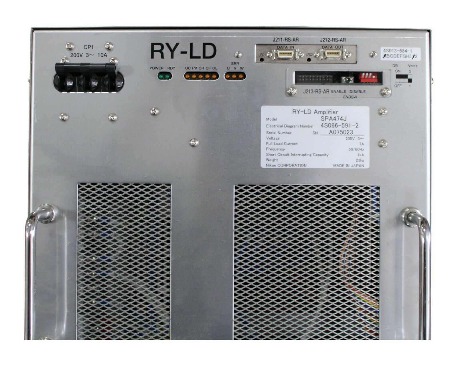 Used Nikon SPA474J RY-LD AMPLIFIER