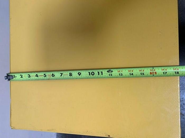 Used Eagle Model 1925, 23" x 18" x 35" Flammable Storage Cabinet, 12 Gallon