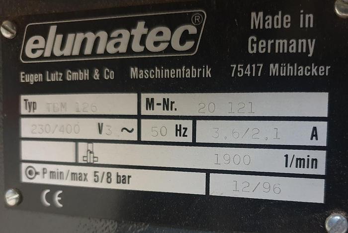 Gebraucht Türbandbohrmaschine Elumatec TBM 126