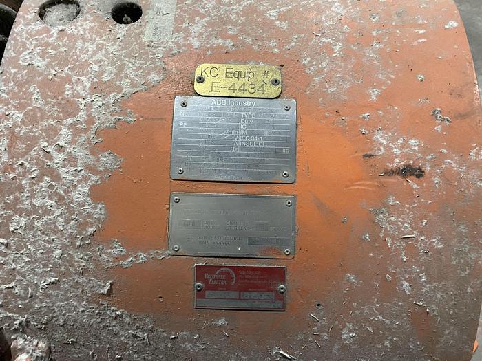 Used 600 HP ABB MOTOR 1200 RPM REBUILT 2017