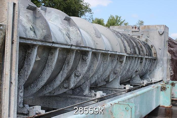 Used Andritz/Dupps 3620 Dewatering Screw Press With Falk Gear Box #28559