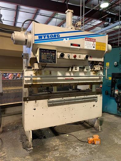 Used 1990 40 Ton x 6' Wysong Hydra-Mechanical CNC Press Brake