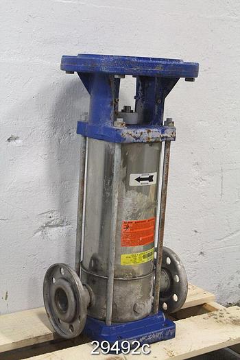 Used Goulds SSV G&L Series SSV Vertical Multistage Pump #29492