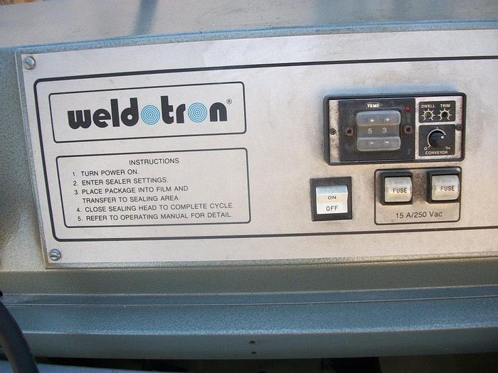 Used Sealer, L-Bar, Weldotron, Mdl 6020, Semi Auto, 20" x 17" #C741496