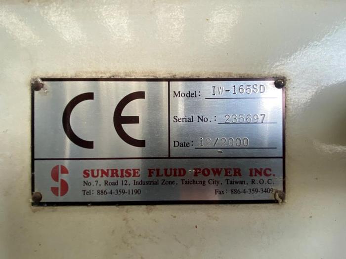 Used 2000 Sunrise IW165SD Ironworker
