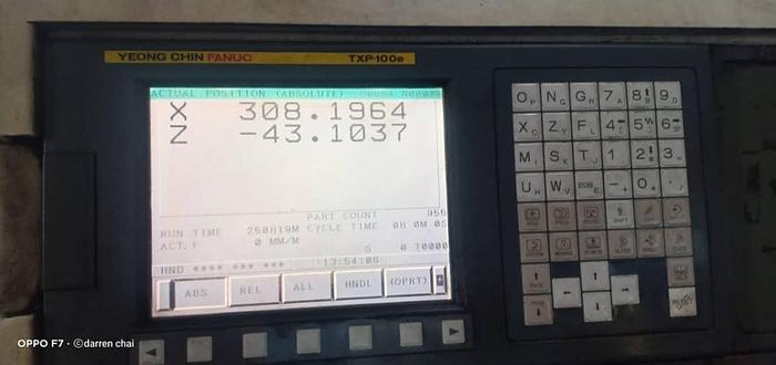 Used 2008 YCM GT-300A CNC TURNING LATHE MACHINE