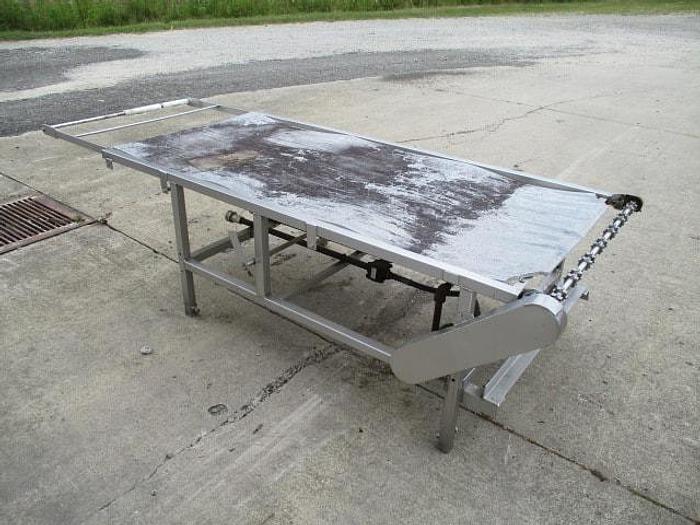 Used Conveyor; Wire Belt; 34"W x 8' 6"L