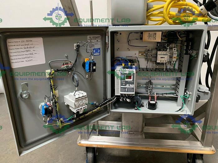 Used Thermo Scientific Hyclone 200L Mixer Model SV50182.01 on Rolling Cart