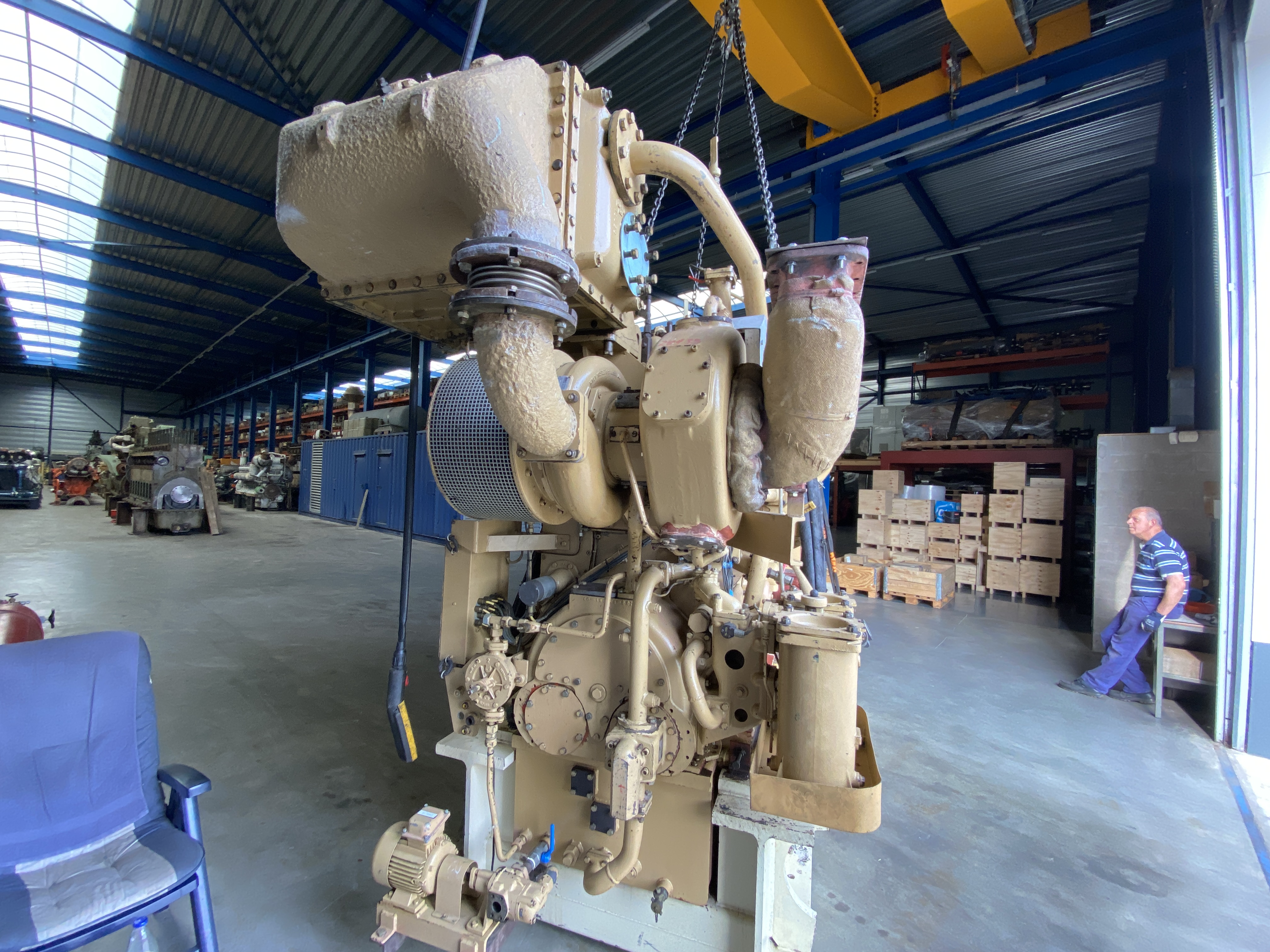 Used MAK 6M282 GEN.SET 1210 KVA