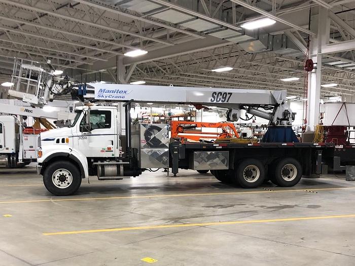 Used 2008 Sterling L7500 6x4 Manitex SC97 Sign Crane - M45396