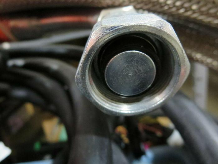Used CTI-Cryogenics, 8043081G600, Hose Stainless Braid, Approx 52' Length, W/Fittings