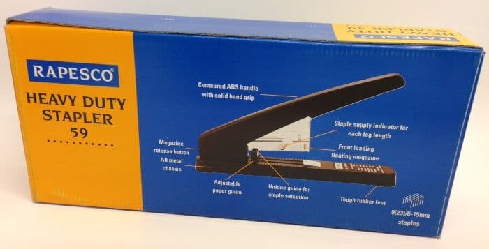 Rapesco 59 Heavy-duty Manual Stapler (Up To 115 Sheets)