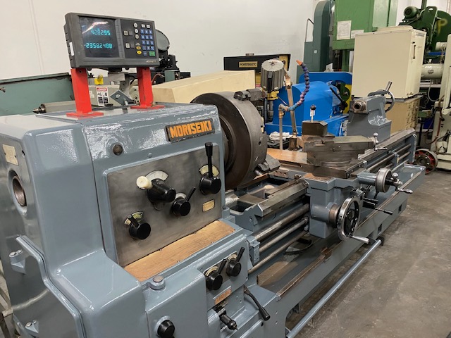 Used MORI SEIKI MODEL MH200G GAP BED ENGINE LATHE 24"/33" X 80 cc #5729