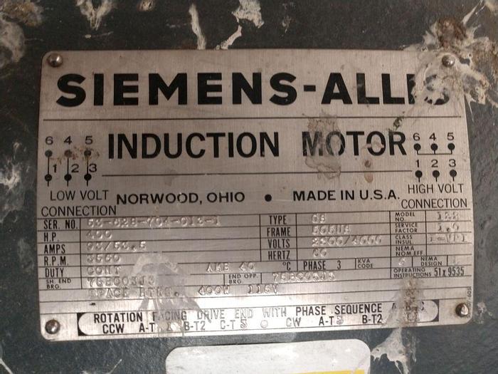 Used Pump, Centrif., 400 HP, 316 S/st, 8 X 6, Worthington (3) #S734196