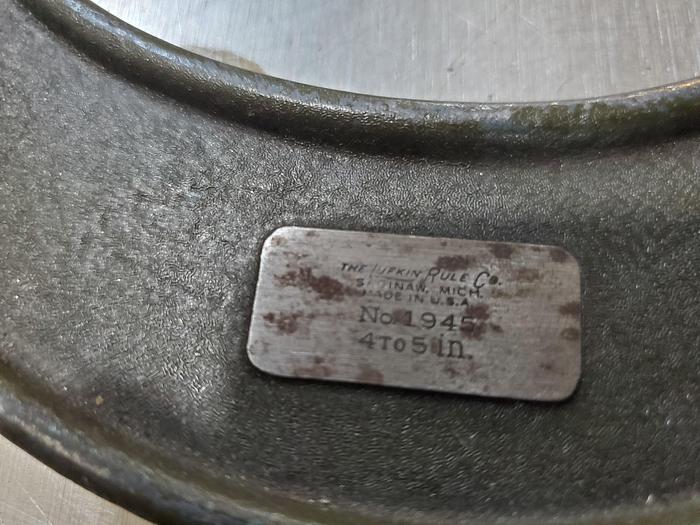 Used Lufkin Rule Co. Machinist Micrometer Set 1-6" (Missing 3-4")