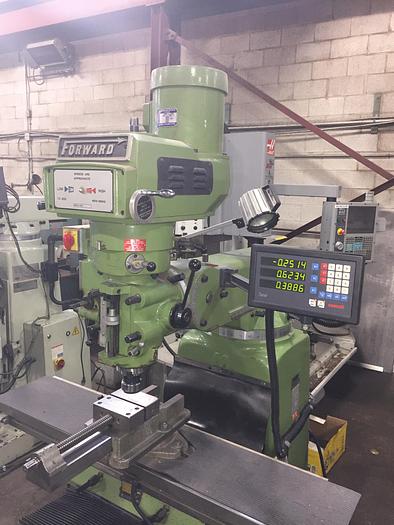 Used 10" X 50"  FORWARD, 4VS-1050, VERTICAL MILLING MACHINE