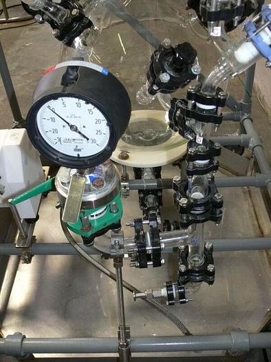 Used Sentinel Process Systems 50 Liter Gas Scrubber with Almatec diaphragm Pump