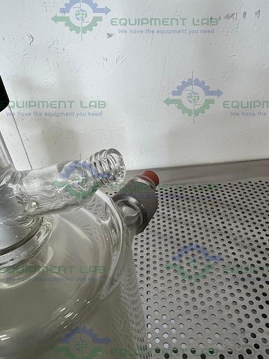 Used Lot of 2 - HEL  1 Liter Triple Wall Jacketed Glass Reactor w/ Valve