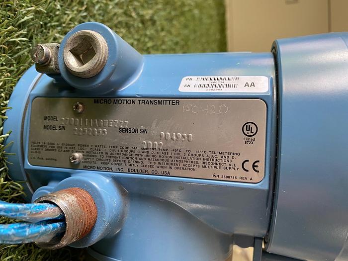 Used Micro Motion T100T628SCAUEZZZZ 1"  Flow Meter