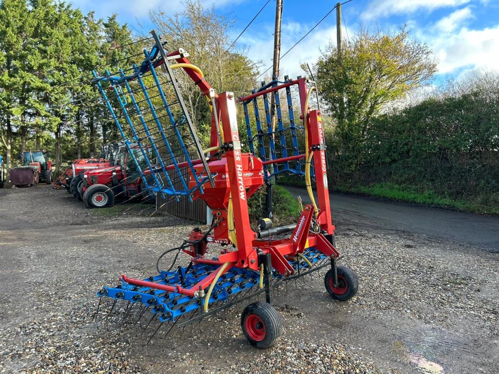 Used Opico 6m Grass Harrows