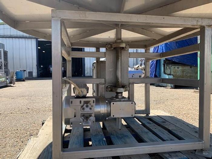 Used 48" Stainless Steel Rotary Pack Off / Accumulation Table