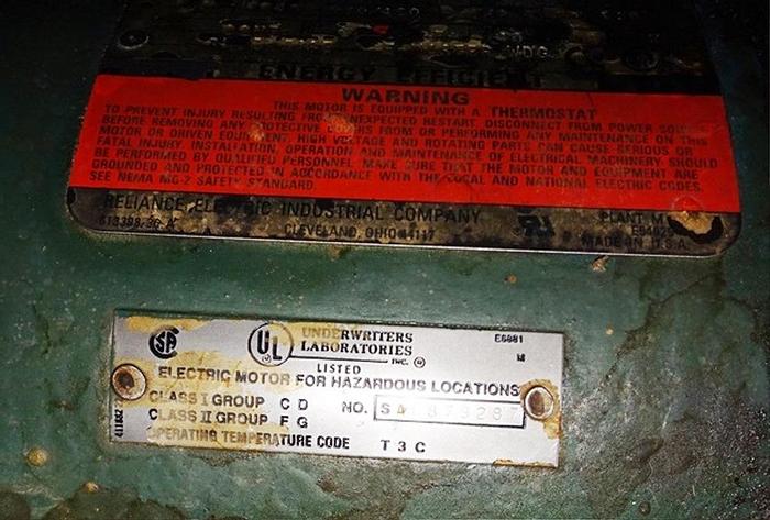 Used Tank, 550 Gallon, S/st, Agit, 1.5 HP, XP Motor, DT/DB, #S742661