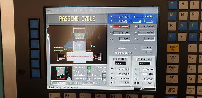 Used DANOBAT R1-100 CNC CYLINDRICAL GRINDER