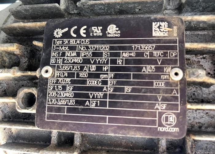 Used Filler, Auger, 8-Head, S/St, Manual Slide Gate, 1 HP #S743786